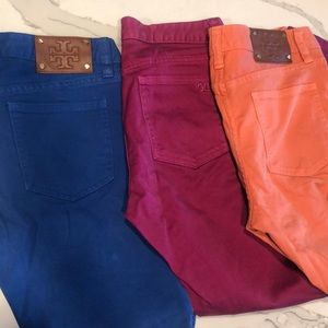 Tory Burch cropped skinny size 26 3 pairs